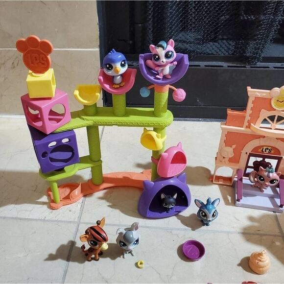 Littlest pet shop‎ van shuttle bus pet lot cat hideaway sweet school day - Picture 5 of 6